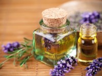 DIY Geranium and Lavender hot oil hair treatment