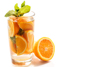 Boost your metabolism: Citrus fruits and mint infused water