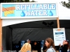 Refillable water station