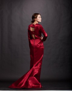 Red Silk Charmeuse By Mina+Olya
