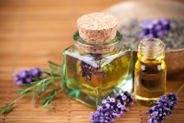 DIY Geranium and Lavender hot oil hair treatment