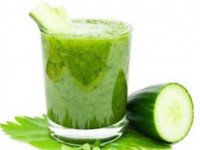 Apple, cucumber and cilantro flat tummy smoothie recipe