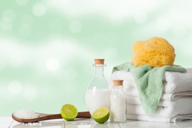 DIY ginger detox bath