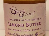 Sacred Foods Almond Butter