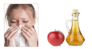 Apple cider vinegar seasonal allergy remedy