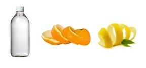 DIY multi purpose fruit peel cleaning solutions