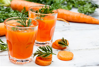 Health benefits of carrot juice