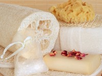 Homemade coconut and vanilla body scrub