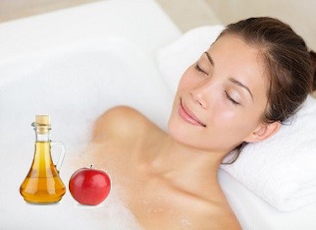 Apple cider vinegar detox bath