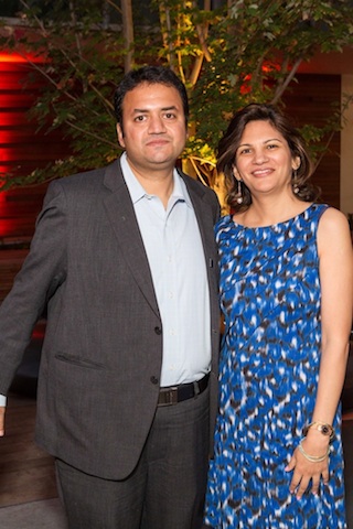 Dhiraj Rajaram ( Founder and CEO Mu Sigma, Fortune #37) and  Rupali Arora