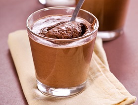 Raw chocolate mousse