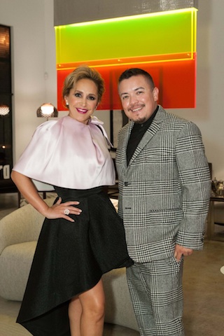 Brenda Zarate with Victor Vargas