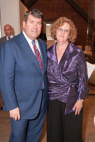 Alan Morrel (Board President Family Builders) and Jill Jacobs (Director Family Builders)