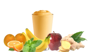 Cholesterol health mango smoothie