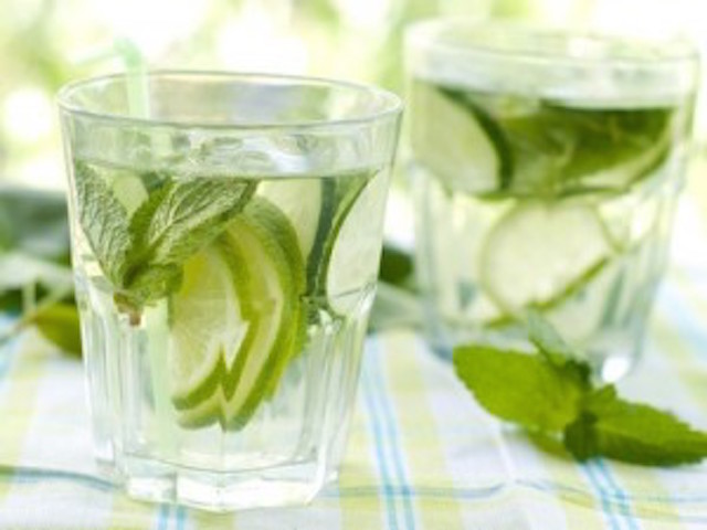 Cucumber detox and weight loss water