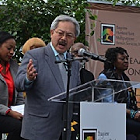 Mayor Edwin Lee announces pedestrian safety actions & citywide safety awareness