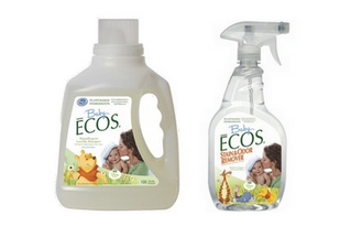 Baby ECOS laundry detergent and Baby ECOS stain remover giveaway