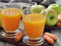 Apple, carrot, oranges and celery stroke prevention juice