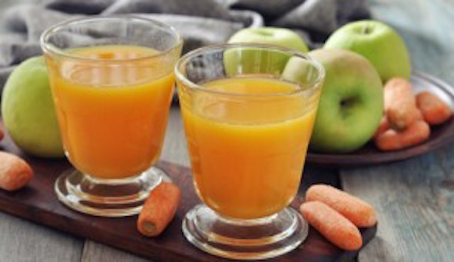 Apple, carrot, oranges and celery stroke prevention juice