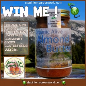 Organic and alive almond butter