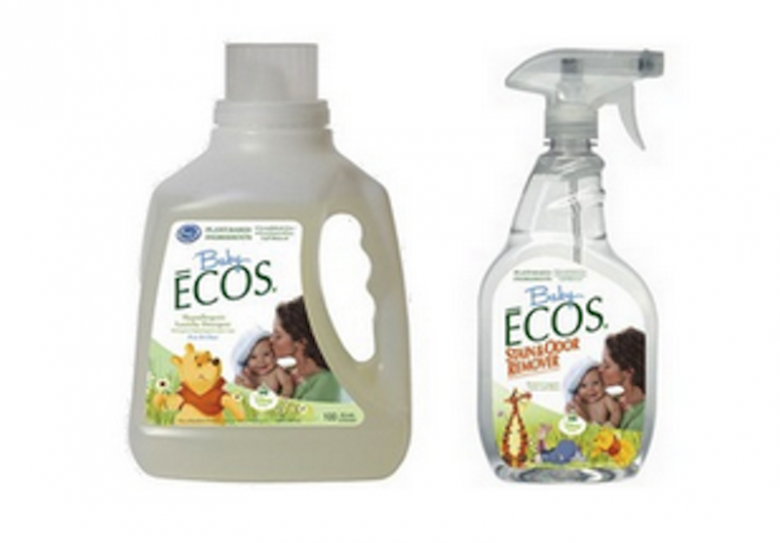 Baby ECOS laundry detergent and Baby ECOS stain remover giveaway