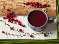 Cranberry ginger holiday tea