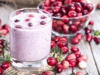 Potent cleansing cranberry smoothie