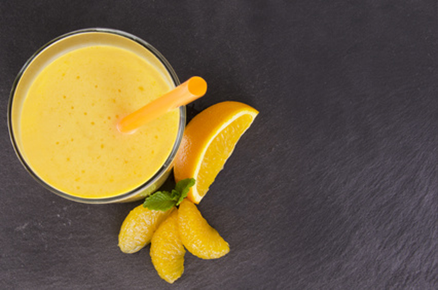 Cholesterol lowering orange chia smoothie