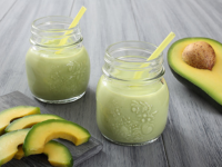 Heart health avocado smoothie