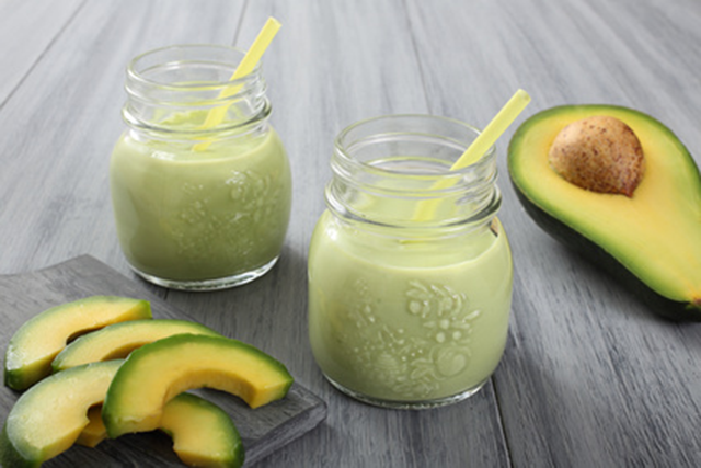 Heart health avocado smoothie