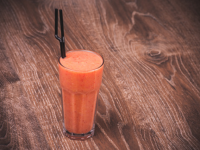 Immune-boosting red banana smoothie