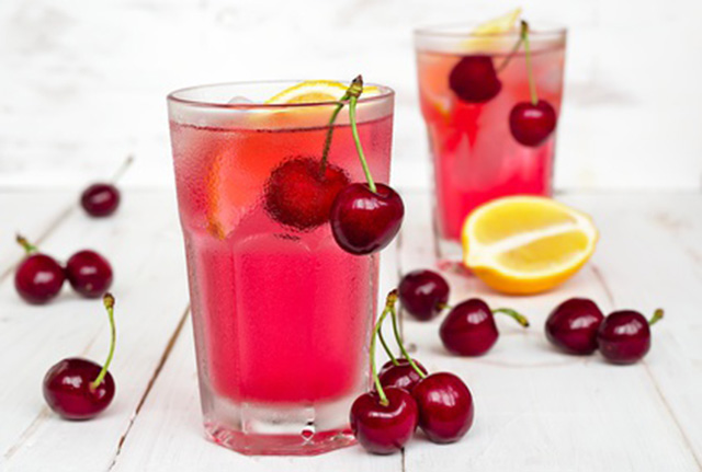 Chia cherry summer cooler