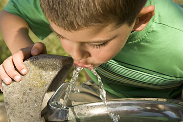 Are drinking fountains safe?