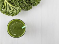 Breast cancer fighting kale smoothie