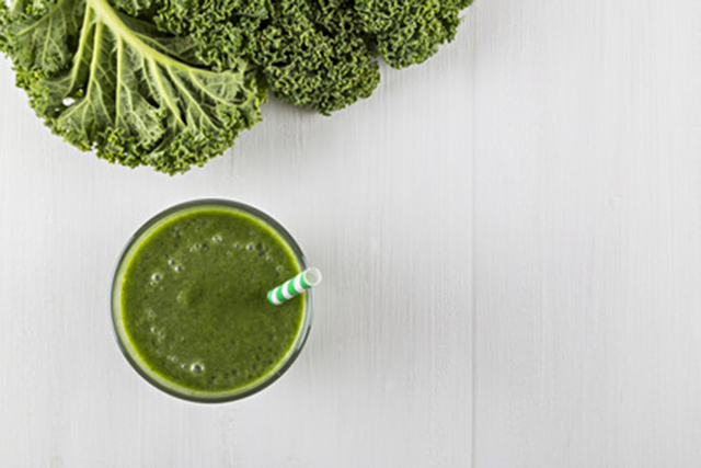 Breast cancer fighting kale smoothie