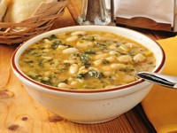 Healing white bean and kale soup