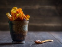 Homemade parsnip chips