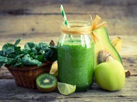 Avocado lime heart health smoothie