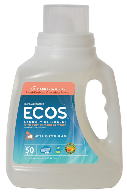 ECOS™ Hypoallergenic Laundry Detergent, Magnolia & Lily giveaway