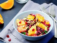 Summer fruit and quinoa salad