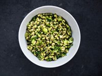 Arthritis relieving kale and lentil salad