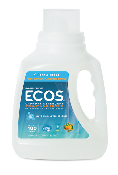 The Free and Clear ECOS Hypoallergenic Laundry Detergent  Giveaway