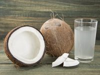 Natural coconut apple electrolyte water