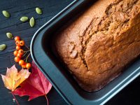 Healthy Halloween pumpkin bread recipe