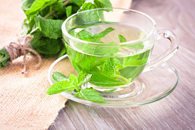 Memory boosting peppermint tea