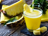 Pineapple lemon alkaline smoothie