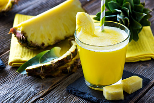Pineapple lemon alkaline smoothie