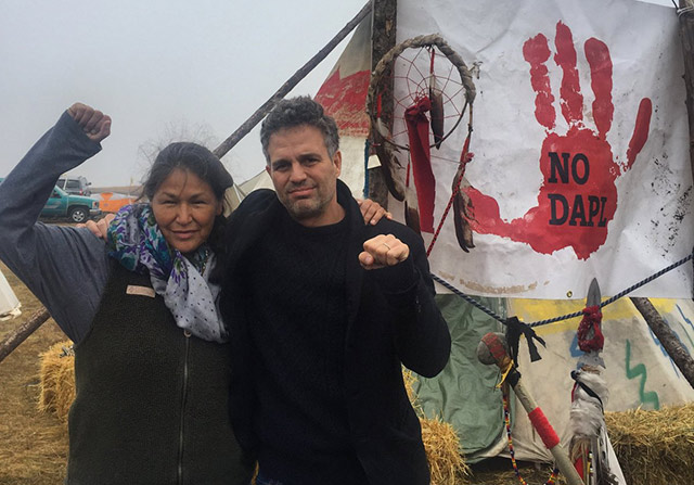 Actor Mark Ruffalo is fighting the Dakota Access Pipeline
