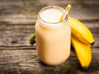 Pre-workout banana chia smoothie