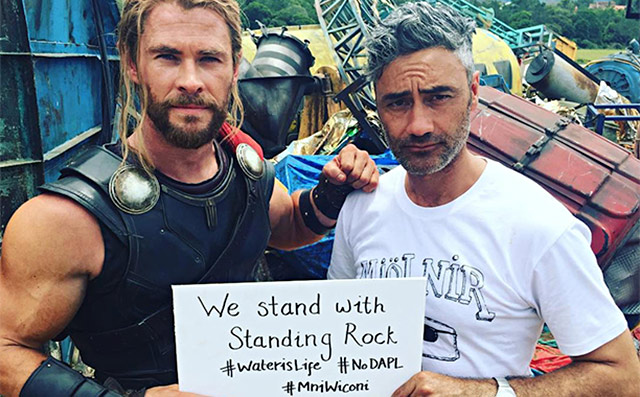 The Avengers stars are fighting the Dakota Access Pipeline